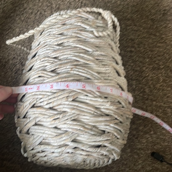 3/$30- Nice white washed farmhouse basket - Picture 6 of 6